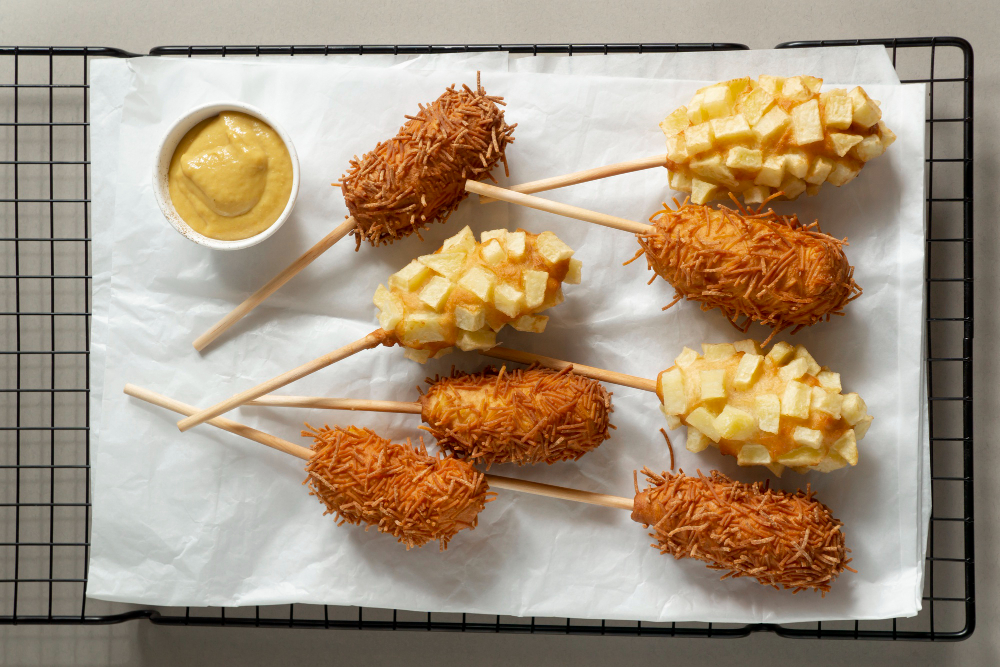 Membuat corndog